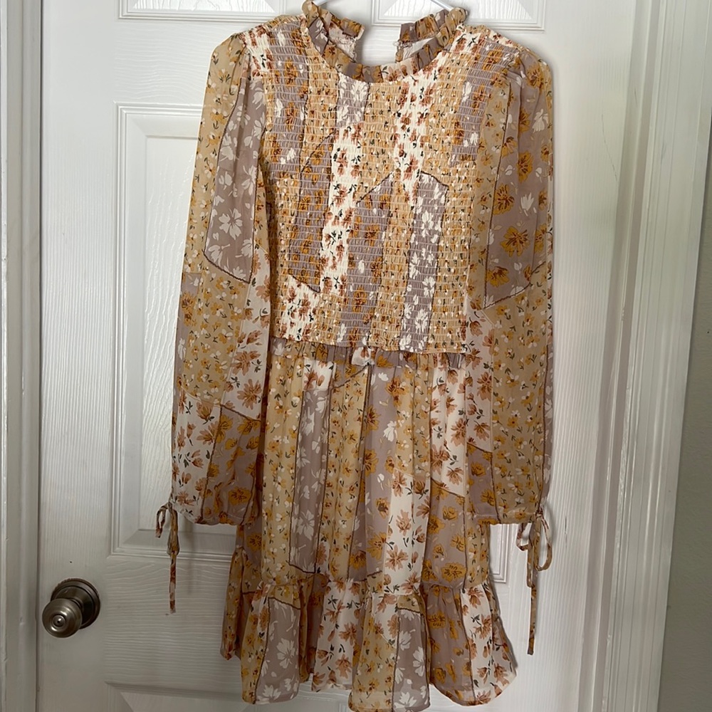 High neck dress